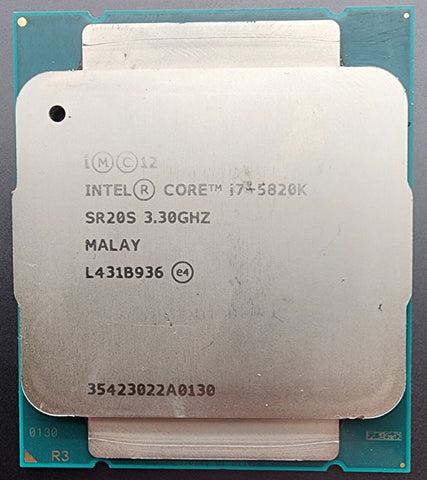 Intel Core i7-5820K 3.30GHz 6CORE 15M LGA2011-3 140W CPU Processor SR20S