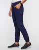 Jaanuu 5-Pocket Skinny Scrub Jogger Navy Blue women's M Medium Bottom