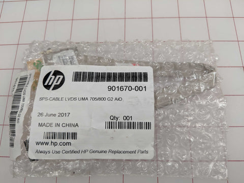 Hewlett-packard (HP) | Cable LVDS UMA 705/ 800 G2 | 901670-001 *SHIPS FAST*