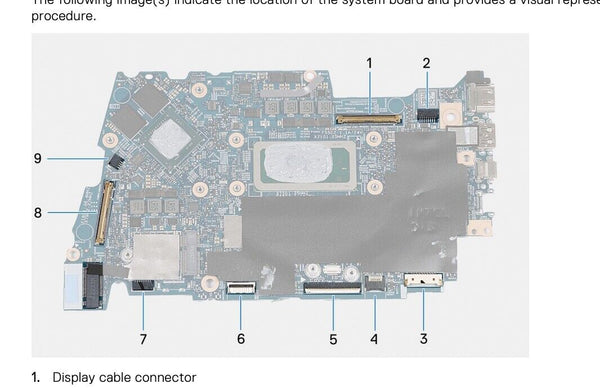 DELL N2DWV VOSTRO 16 5630 LAPTOP MOTHERBOARD INTEL I7-1360P 16GB RAM