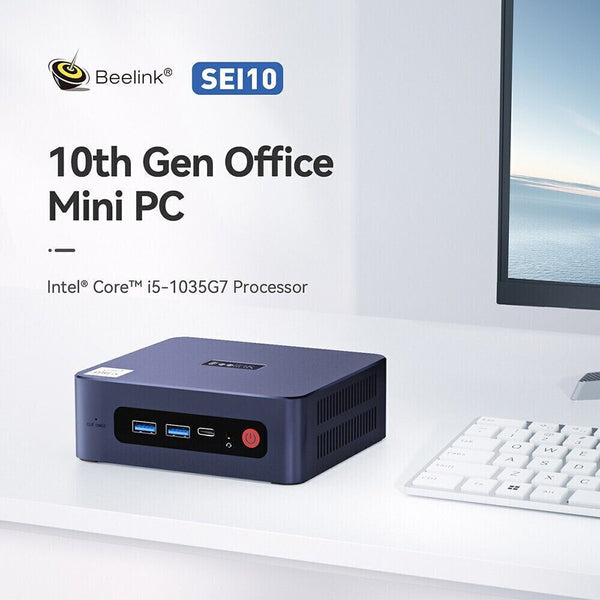 OPENBOX Beelink SEi10 Mini Pc Intel 10th Gen i5-1035G7 16G DDR4 500G SSD Wi-fi 6