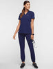 Jaanuu 5-Pocket Skinny Scrub Jogger Navy Blue women's M Medium Bottom