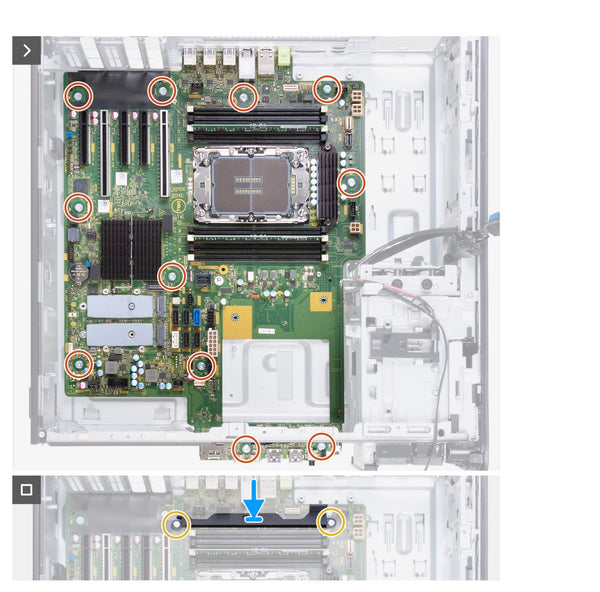 DELL F4Y1M	PRECISION 5860 DESKTOP MOTHERBOARD WITH INTEL SOCKET LGA4677 PCH W790