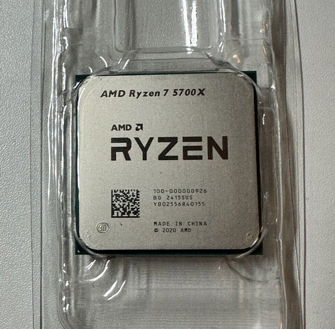 AMD Ryzen 7 5700X 8-Core 16-Thread 3.4GHz Socket AM4 CPU Processor