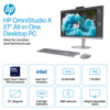 HP OmniStudio X 27•Touch•1920 x 1080 Full HD•155H•Screen Size•32GB•Intel Arc