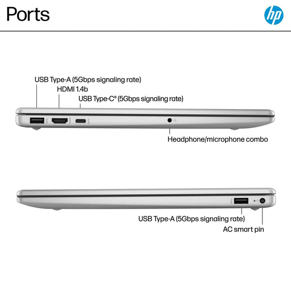 HP 15.6 1235U Intel Iris Xe 8GB 512GB 15.6