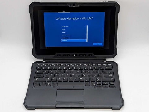 DELL LATITUDE 7212 RUGGED EXTREME TABLET i5-7300U 1TB SSD W10P GPS 16GB Keyboa