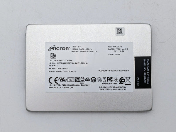 Micron 1300 L53458-001 256 GB SATA III 2.5 in Solid State Drive