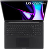 LG gram Pro 17” QHD Thin Lightweight AI-enabled Ultra 7 32GB RAM 2TB SSD Black