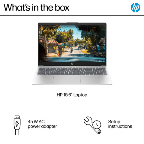 HP 15.6•Touch•Intel Iris Xe•LED•8GB•1366 x 768 HD•1235U•15.6 inches•Silver