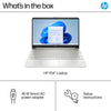 HP 15.6•1920 x 1080 Full HD•16GB•LED•1255U•Touch•Silver•Intel Iris Xe