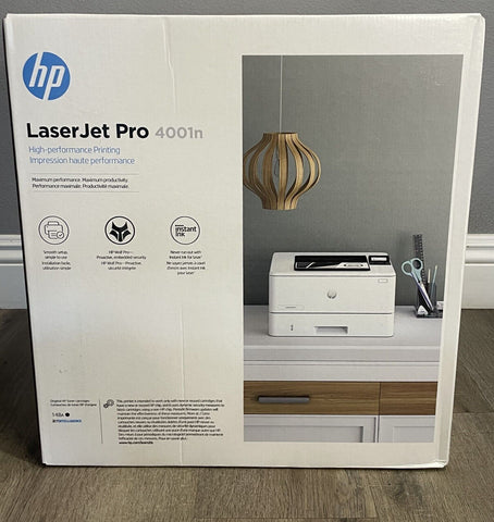 NEW HP LaserJet Pro 4001N Monochrome Laser Printer