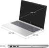 HP 15.6•15.6 inches•8GB•7520U•Silver•1366 x 768 HD•Touch•AMD Radeon•LED