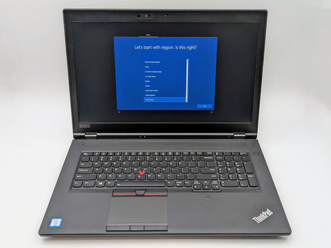 LENOVO ThinkPad P72 17 FHD XEON E-2176M 512GB SSD 32GB W10P Quadro P4200 Backlit