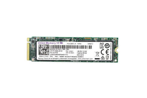 Lenovo W125793406 FRU 5SS0W79480 256G M.2 2280 PCIe3x4 UM OPAL SSD