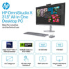 HP OmniStudio X 31.5 155H 4050 RTX 32GB 1024GB Screen Size LED Silver 3840 x 216