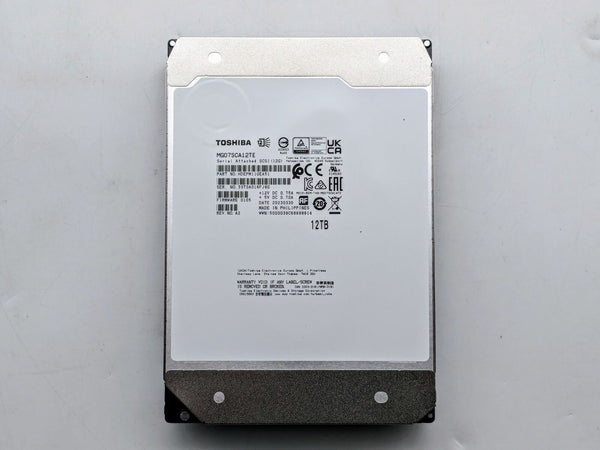 Toshiba 12TB 7200 RPM SAS 12Gb/s 256MB 3.5'' ENT Hard Drive MG07SCA12TE NEW