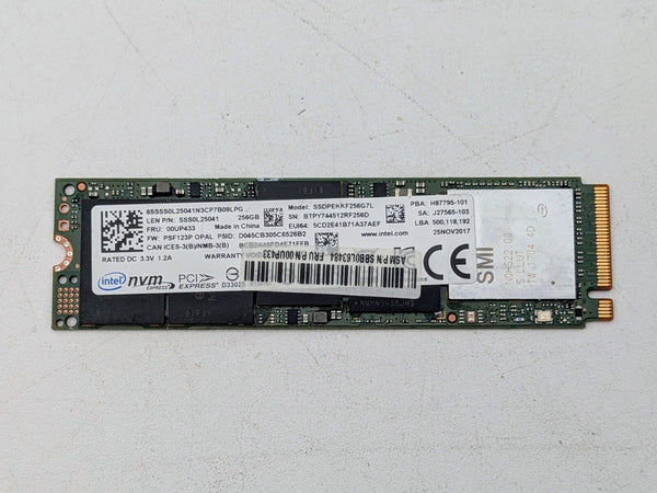 SSS0L25041 00UP433 SSDPEKKF256G7L GENUINE LENOVO SSD 256GB