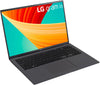 LG gram 16•Intel Iris Xe•Touch•16GB•LCD•16 inches•Gray•2560 x 1600•i7-1360p