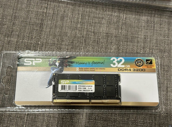 Silicon Power DDR4 32GB 3200Mhz (PC4-25600) CL22 SODIMM 260-Pin 1.2V Non-Ecc Lap