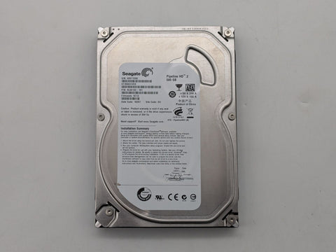 Seagate Pipeline HD ST3500312CS 500GB 8MB SATA II 3.5in Internal Hard Drive