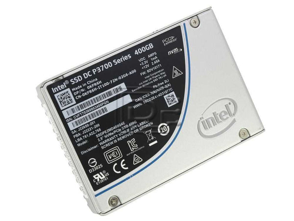 Intel SSDPE2MD400G4 / Dell KFR6H 400GB 2.5 MLC DC P3700 PCIe NVMe 3.0 SSD