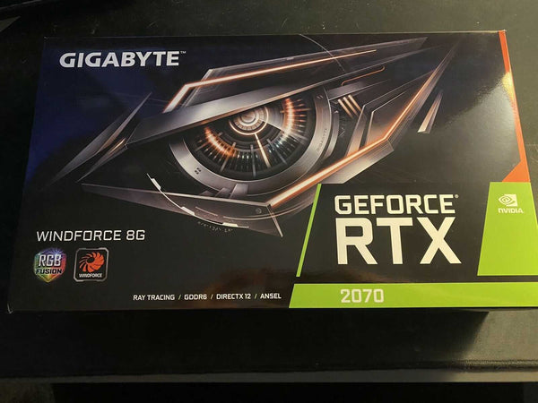 GIGABYTE GeForce RTX 2070 Windforce 3X 8GB GDDR6 Graphics Card With Box