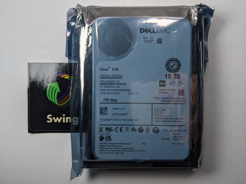 Dell st10000nm011g Seagate Exos 16TB X16 512e 6Gb 3.5 SATA Enterprise New 2G2PT