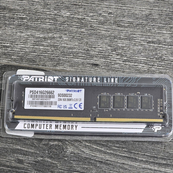 Patriot Signature Line PSD416G26662 16GB 3200MHz. DDR4 2666mts CL19 1.2V