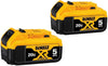 (2) NEW DeWALT DCB205 20V Volt MAX XR 5.0Ah Li-Ion Battery Packs 2021 DATE CODE